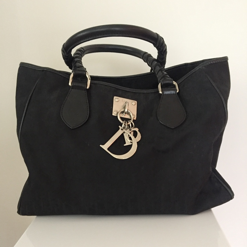 Authentic Dior Diorissmo Canvas Bag Medium